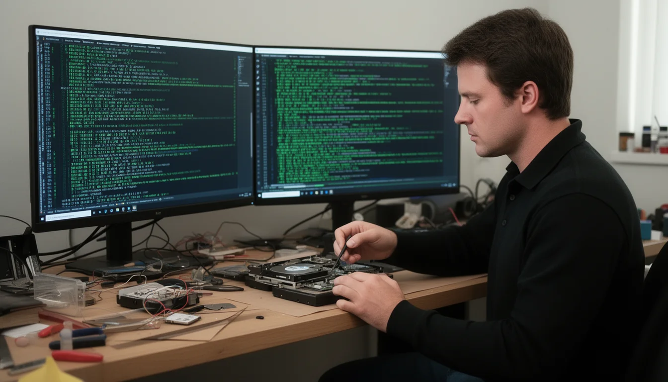 Data recovery technician